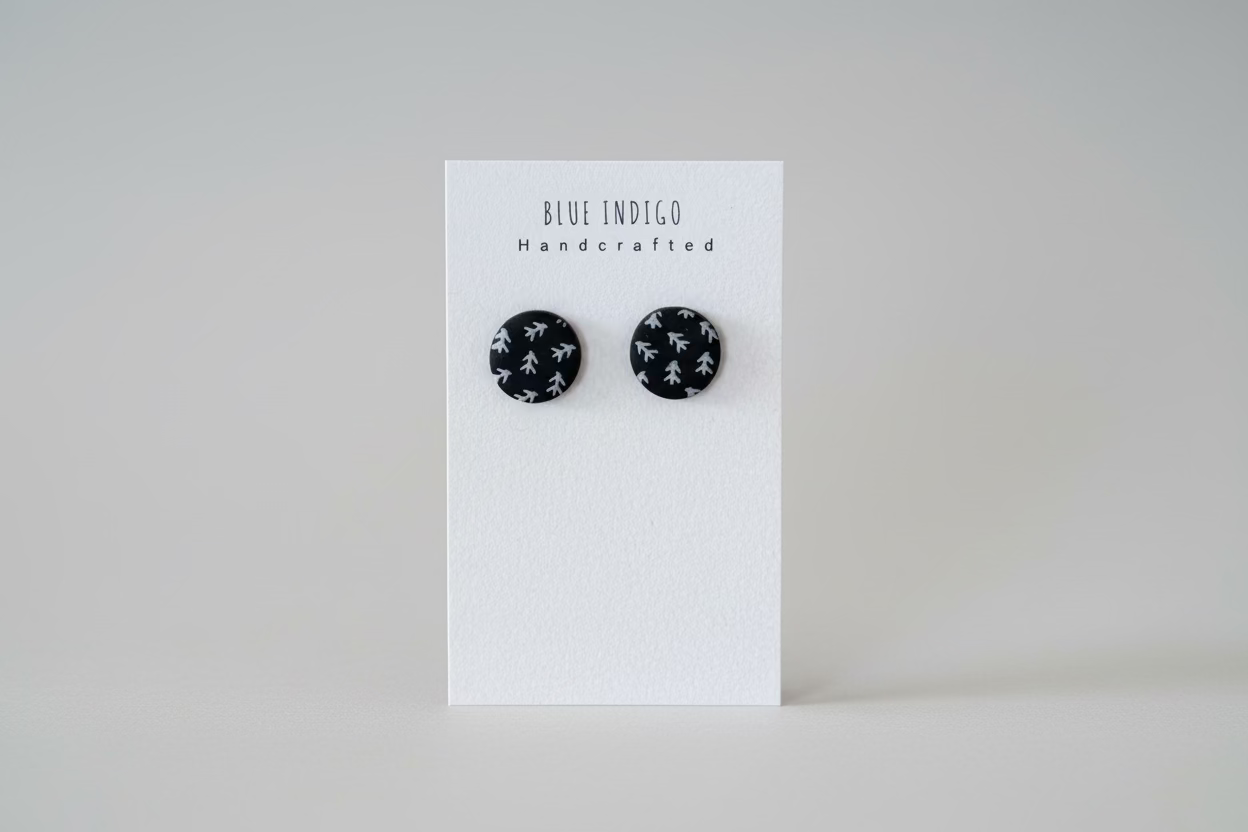 Black with Arrows Studs