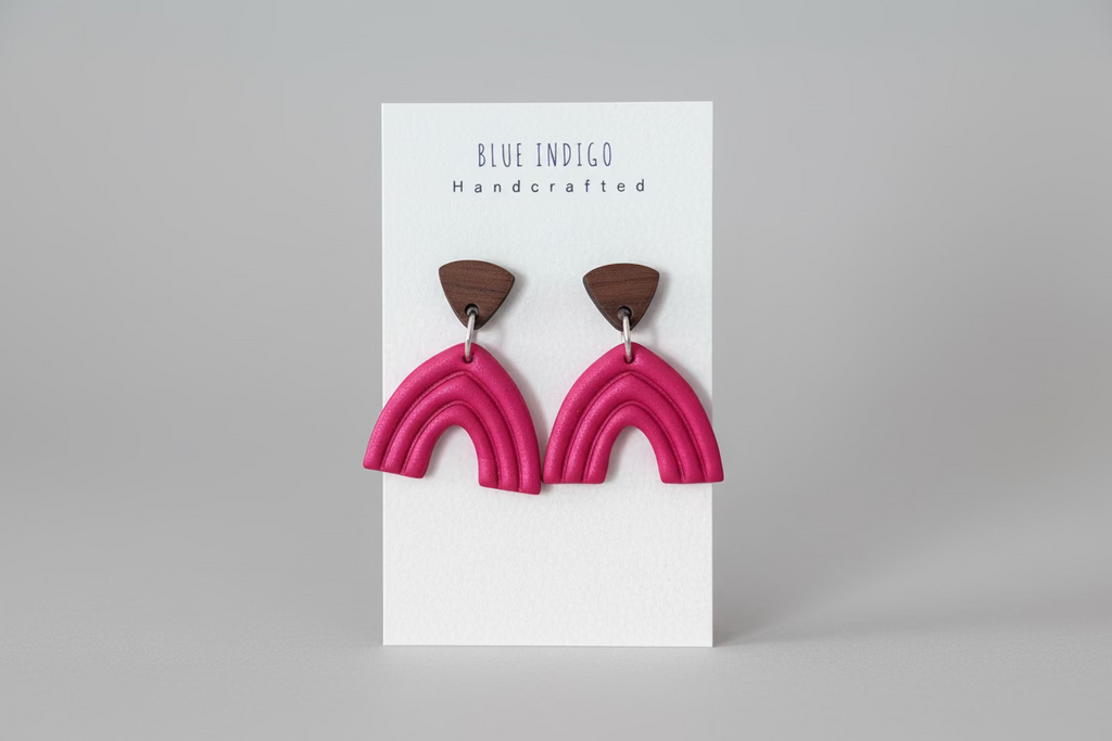Magenta Rainbow Dangles