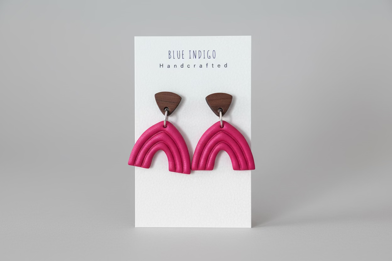 Magenta Rainbow Dangles
