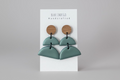 Teal Arch Dangles