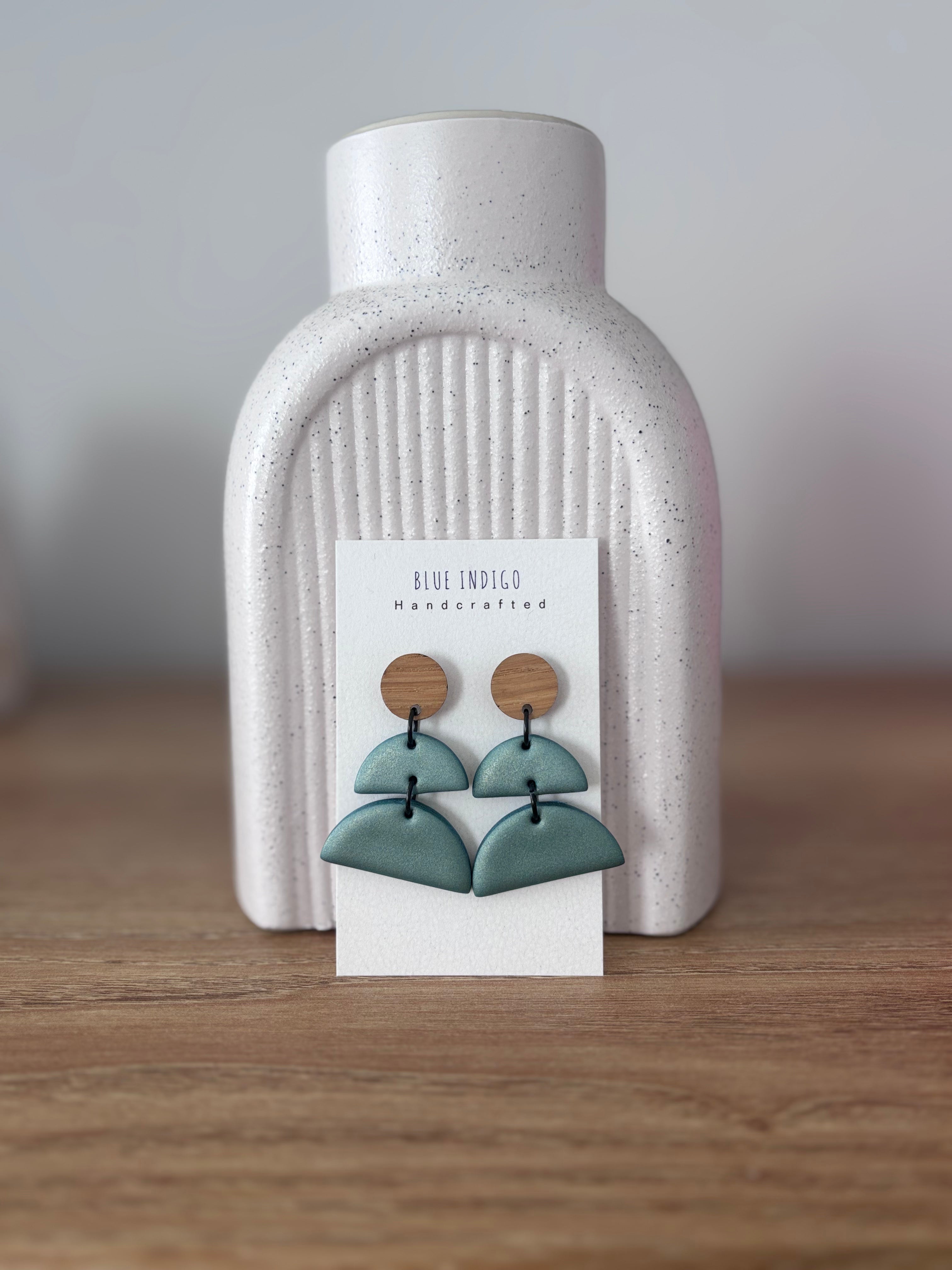 Teal Arch Dangles